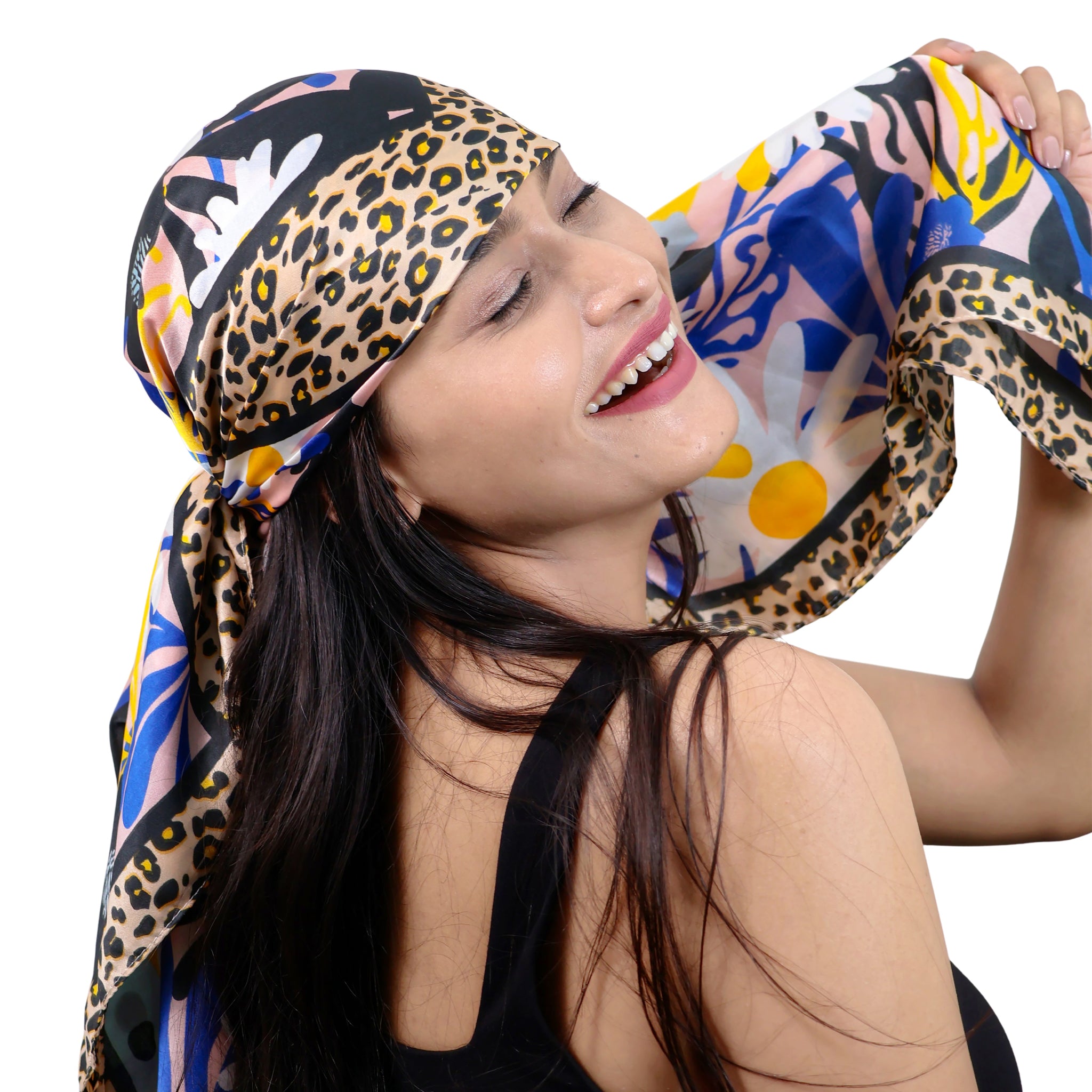 Wild Meadow Blend of Blod Silk Scarf