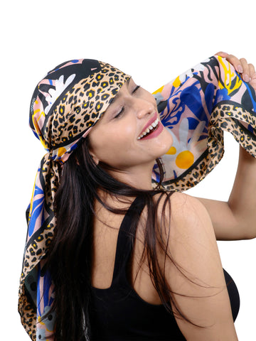 Wild Meadow Blend of Blod Silk Scarf