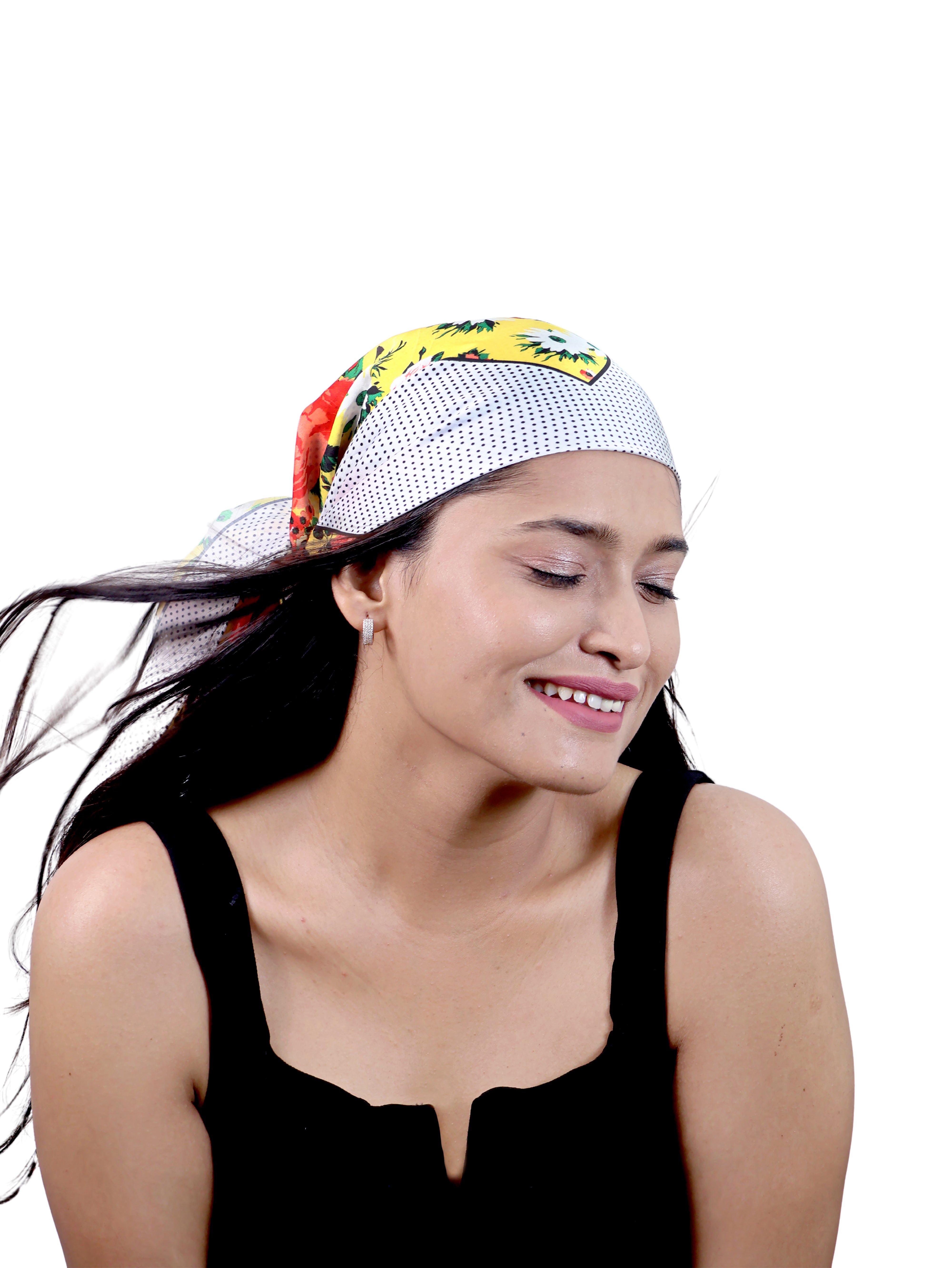 Sun-Kissed Floral Rouge Scarf