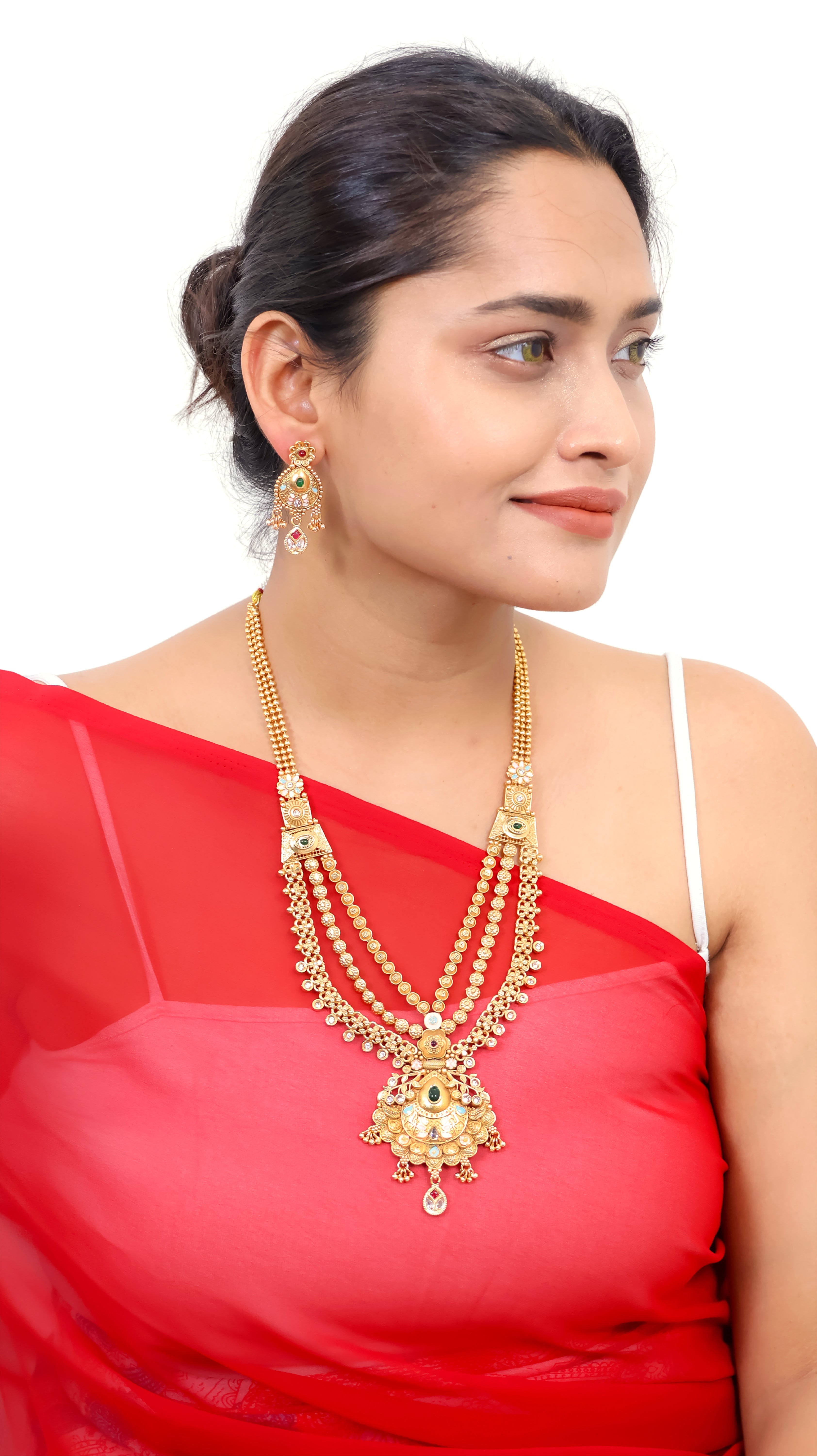 Temple Glory Gilded Majesty Three-Strand Necklace Set