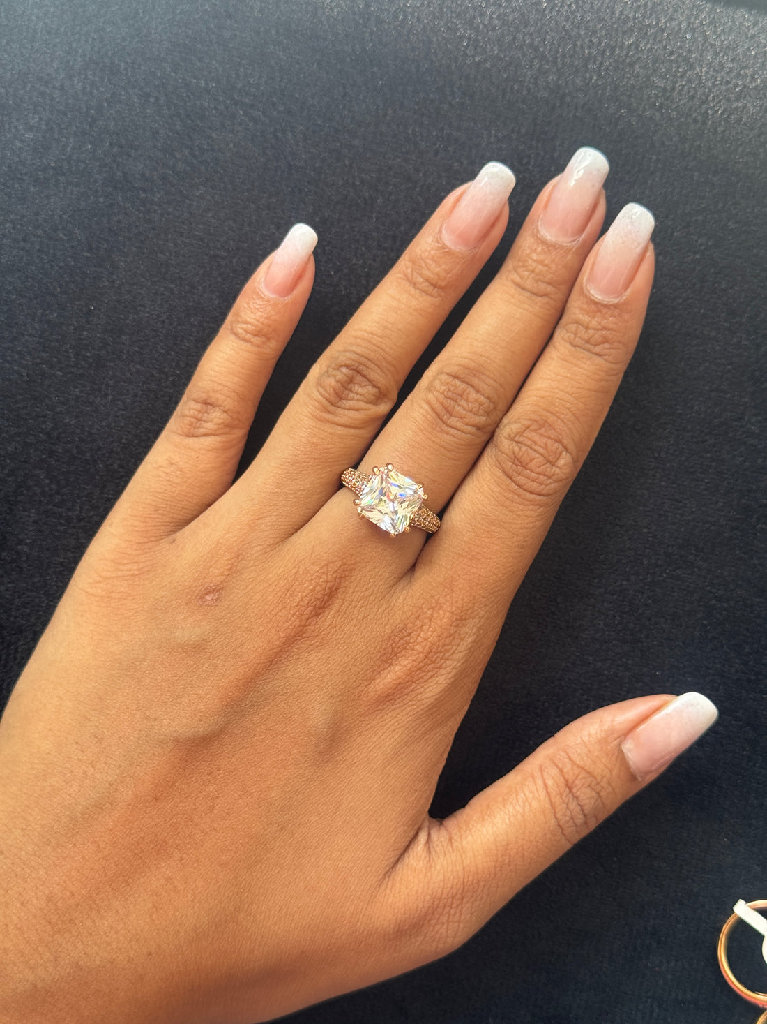 Rock solitaire Ring