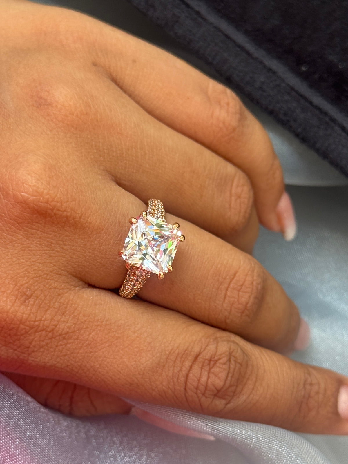 Rock solitaire Ring