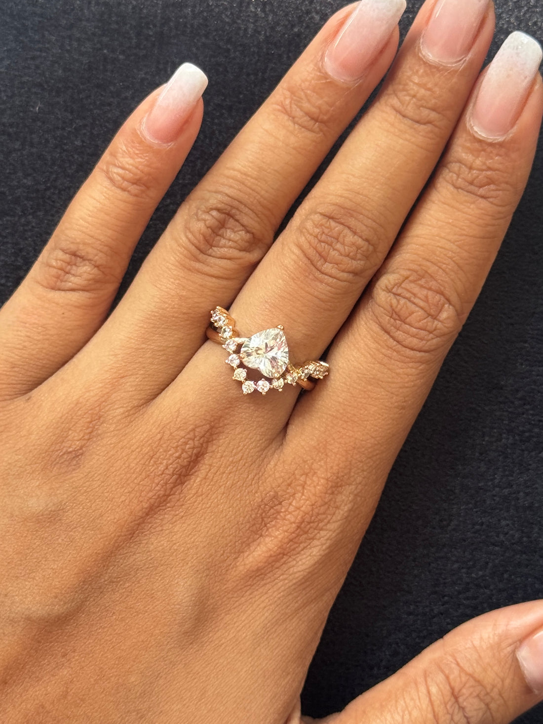 Heart Cross Ring