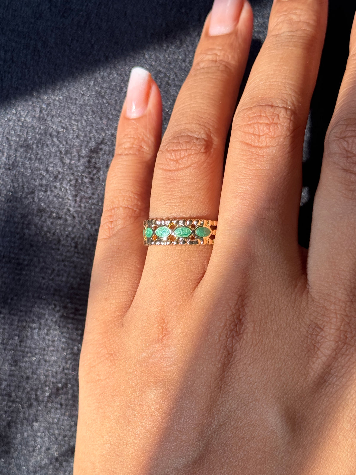 Enamel Dot Ring