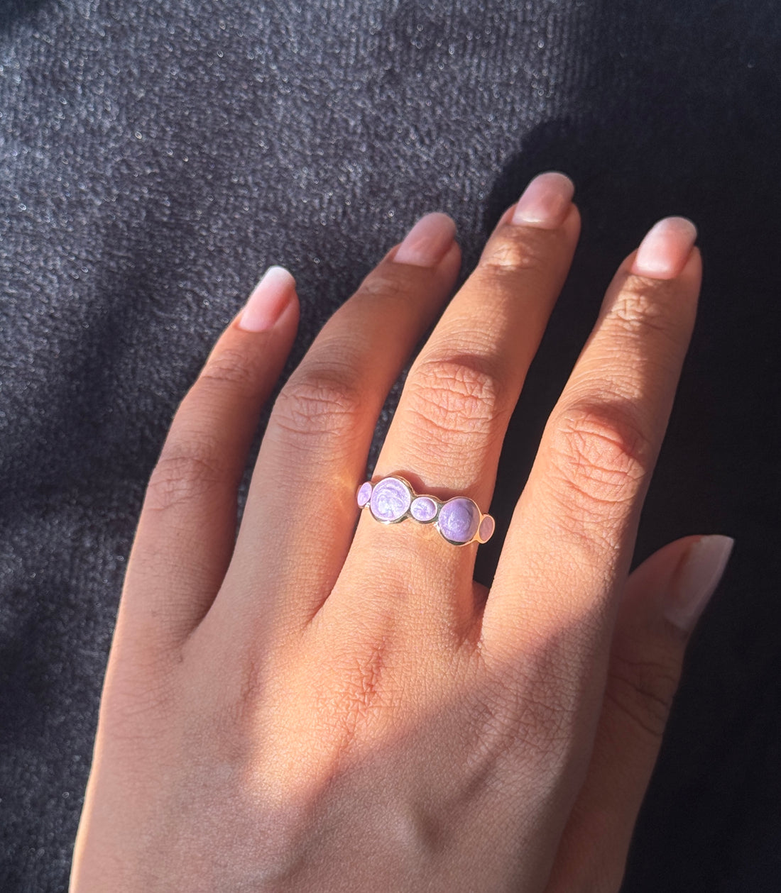 Gol Gol Enamel Ring