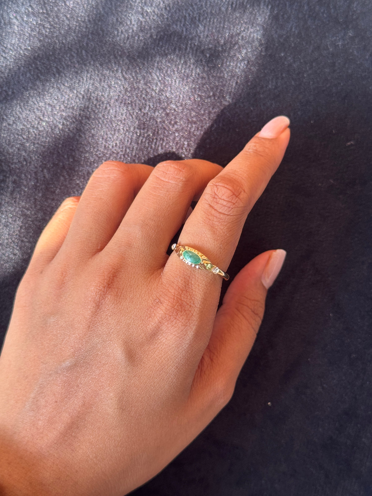 Enamel Eye Ring