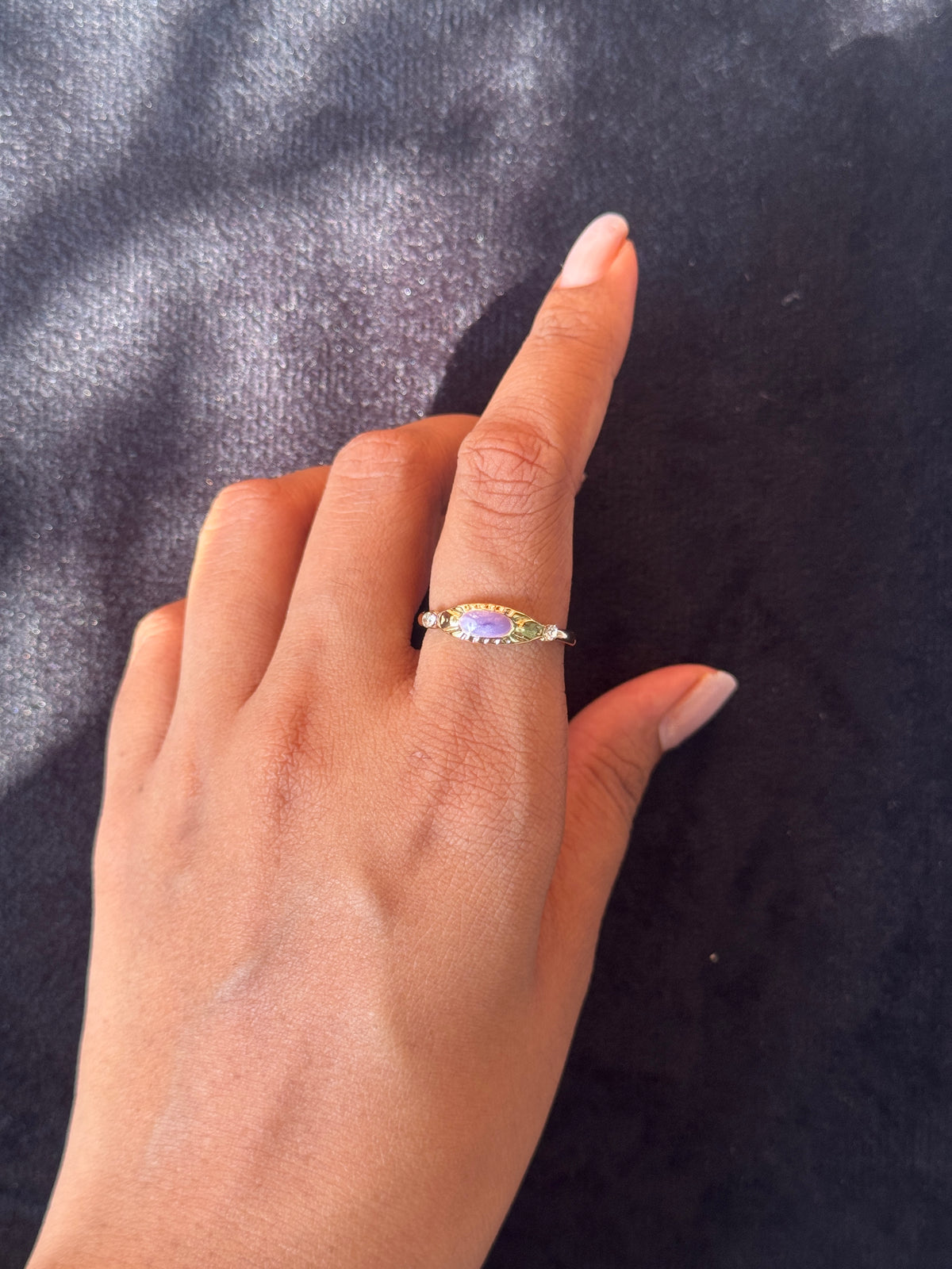 Enamel Eye Ring
