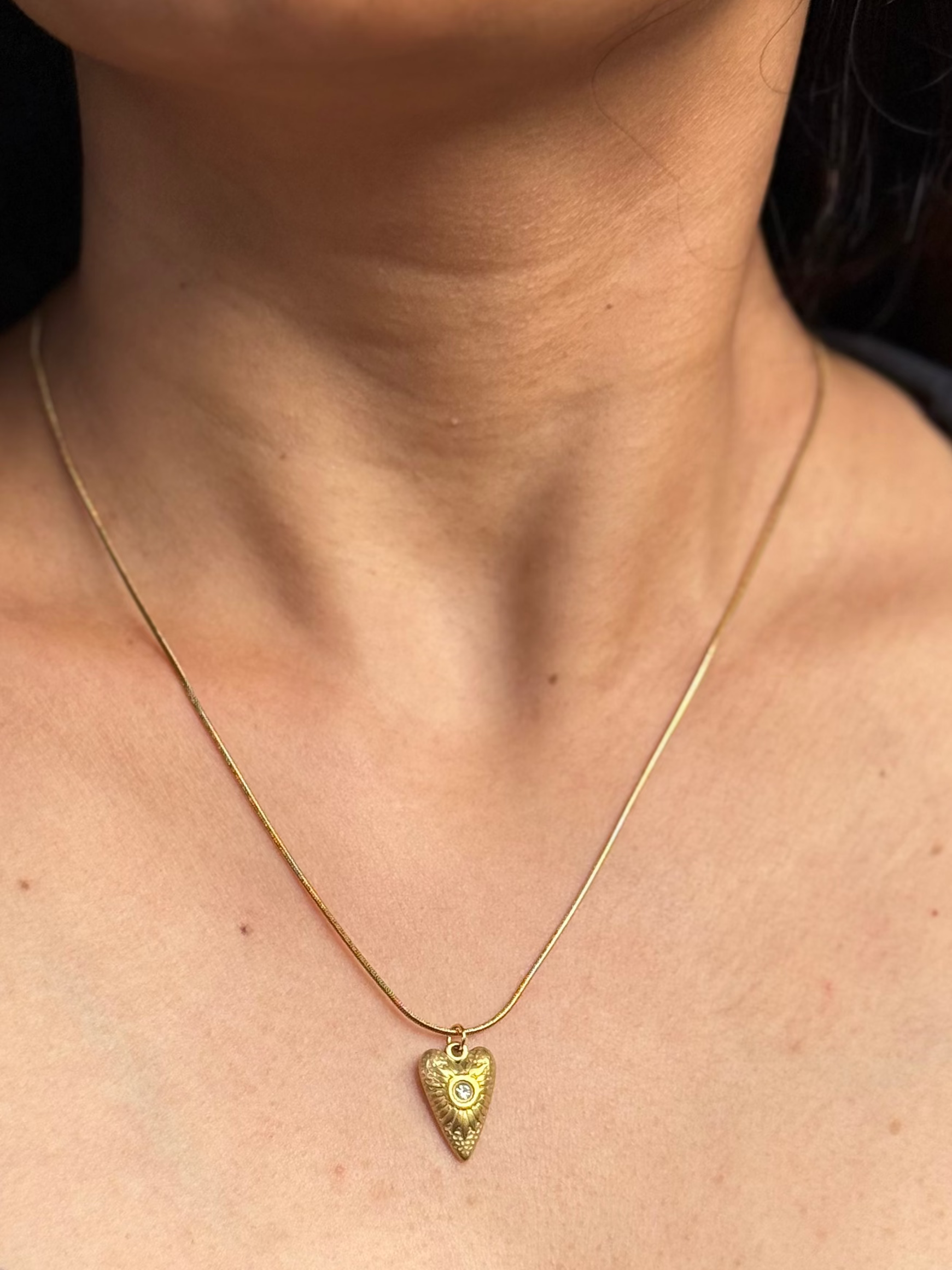Gold Heart Pendant