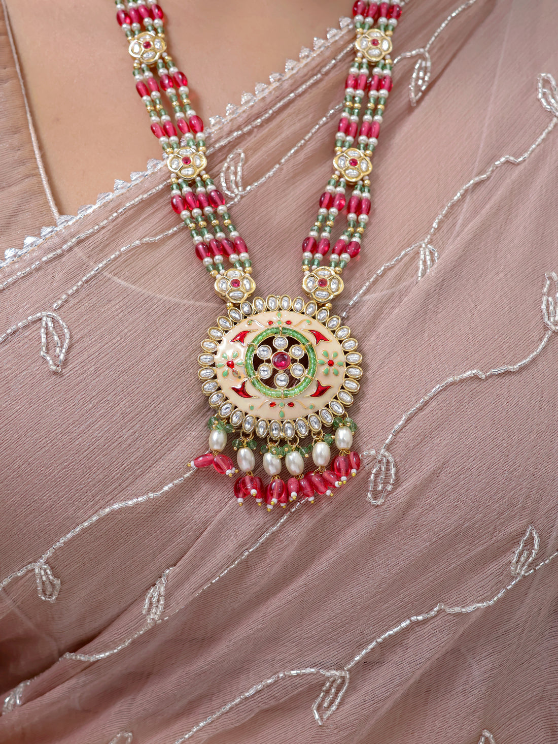 Celestial Orbit Long Necklace Set