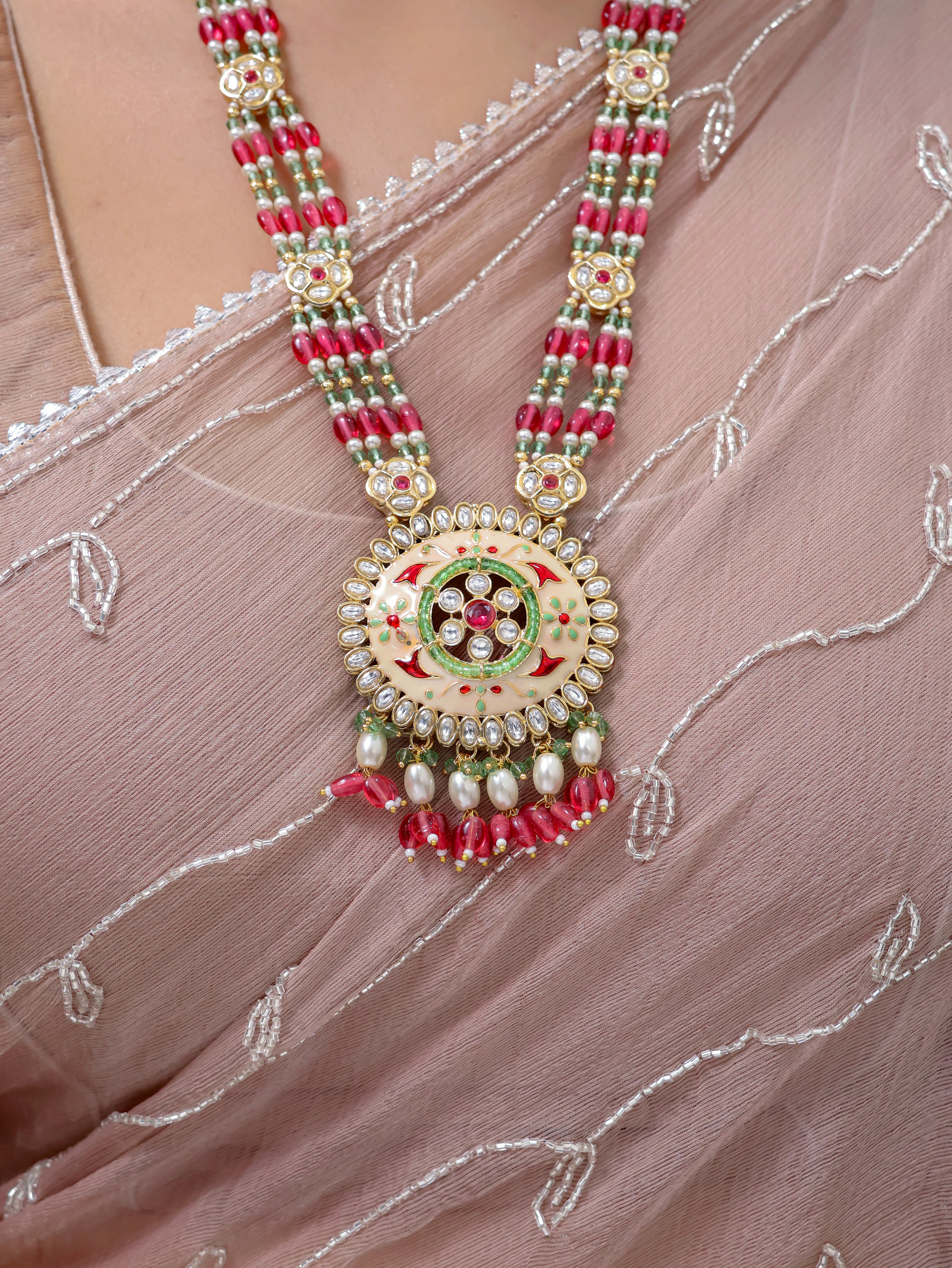 Celestial Orbit Long Necklace Set