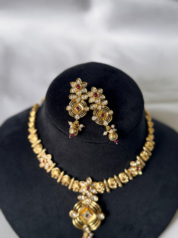 18K Gold Necklace Set