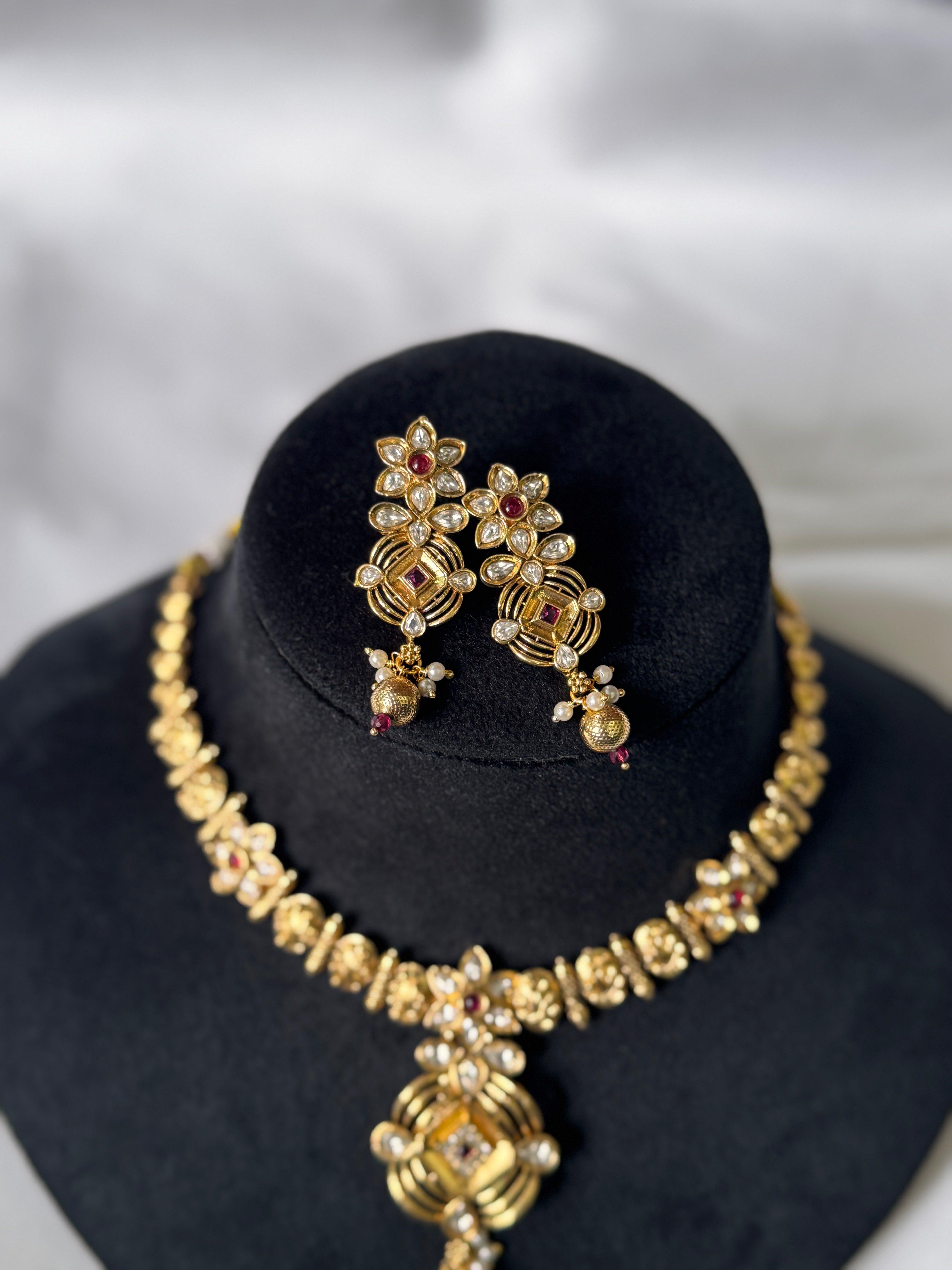 18K Gold Necklace Set