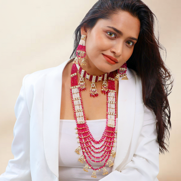 Gulabi Multi-Layered Beaded Royale Necklace